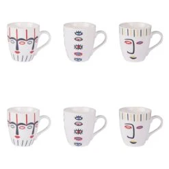 Coffret De 6 Tasses Awa