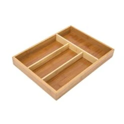 Range-couverts Bambou Bac à Ustensile
