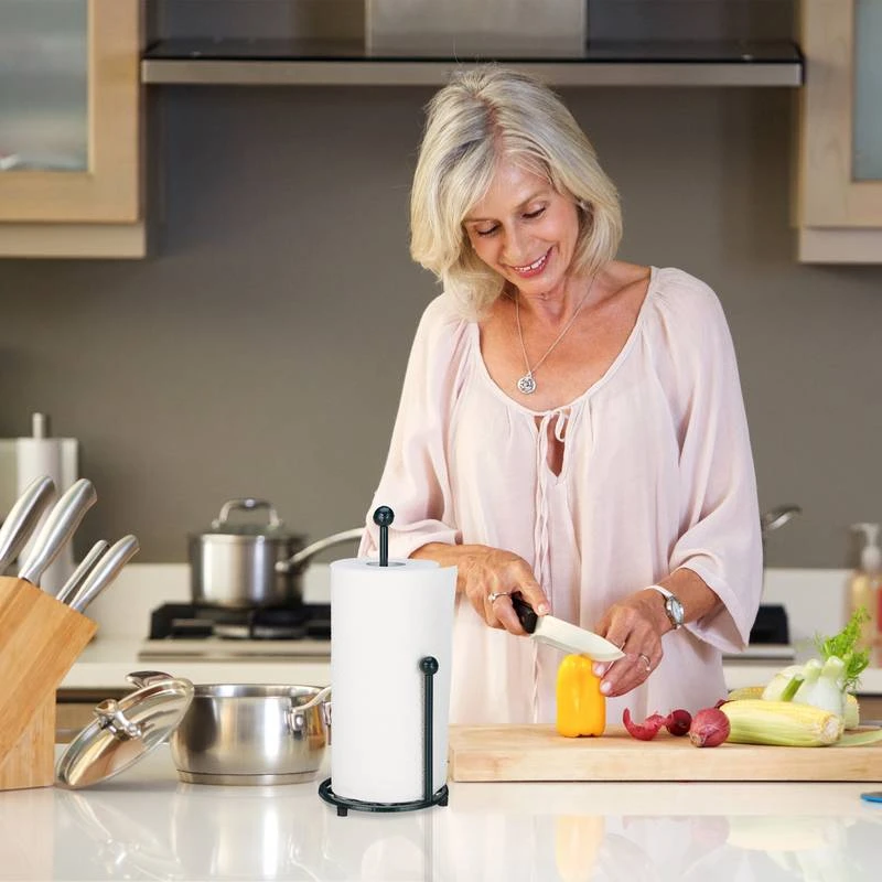 Support D'essuie-tout Sur Pieds Rustique – Image 2