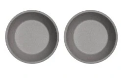 Assiette - Lot De 2 Gris