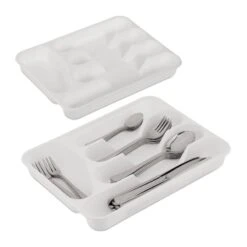Range-couverts Blanc En Lot De 2