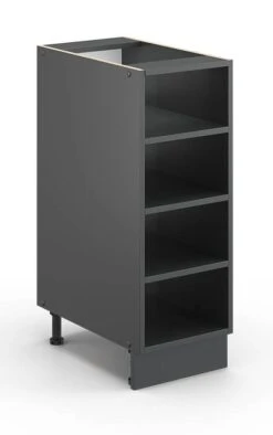 Armoire Basse Fame Anthracite
