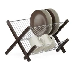 Égouttoir En Bambou Pliable