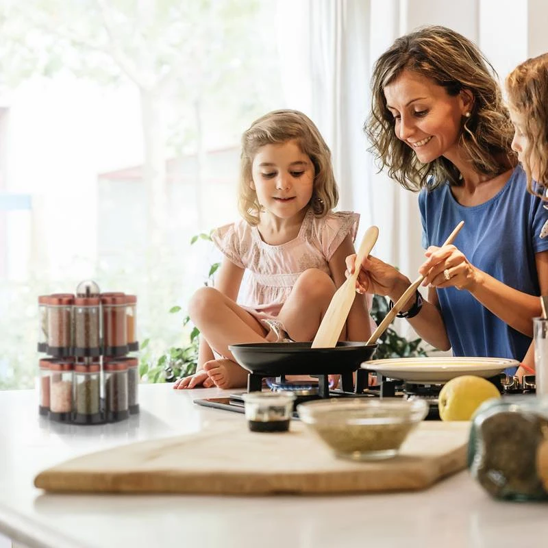 Tourniquet à épices Avec Pots En Verre – Image 3