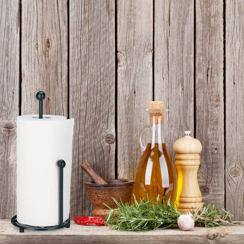 Support D'essuie-tout Sur Pieds Rustique – Image 4