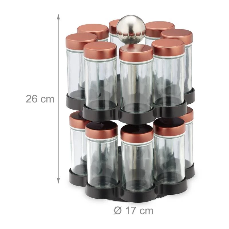 Tourniquet à épices Avec Pots En Verre – Image 10