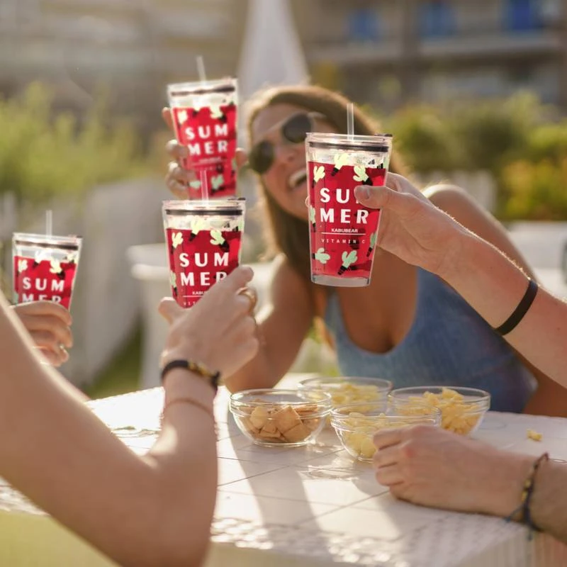 Lot De 4 Gobelets à Motif Cactus – Image 3