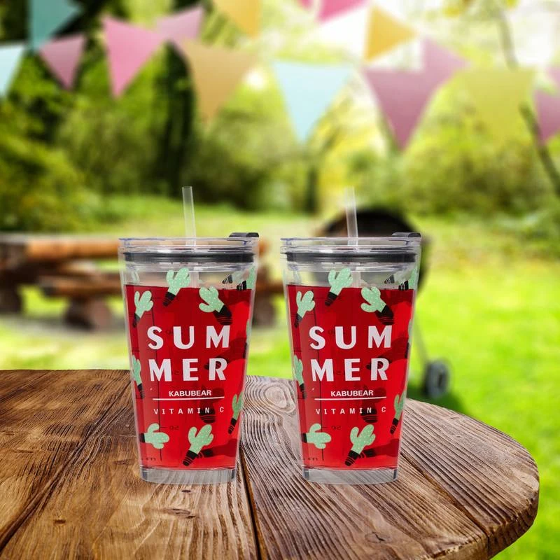 Lot De 4 Gobelets à Motif Cactus – Image 2