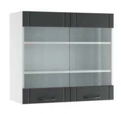 Meuble Haut Vitré Fame Antracite