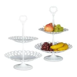 Serviteur à Gâteaux Présentoir Lot De 2