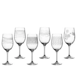 Leonardo Lot De 6 Verres à Vin Gravés 430ml