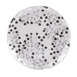 Assiette Plate Berry Argent X6