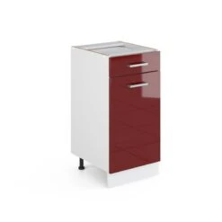 Meuble Bas R-Line 40cm Bordeaux